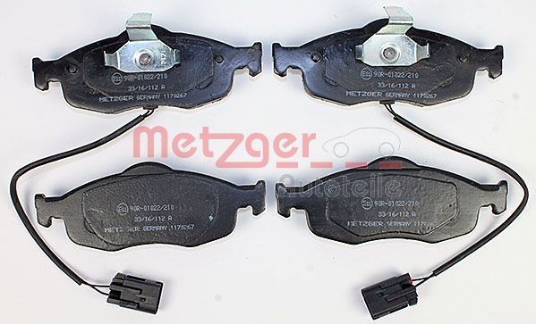 METZGER Комплект тормозных колодок, дисковый тормоз 1170267