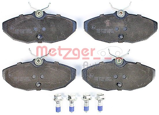 METZGER Комплект тормозных колодок, дисковый тормоз 1170341