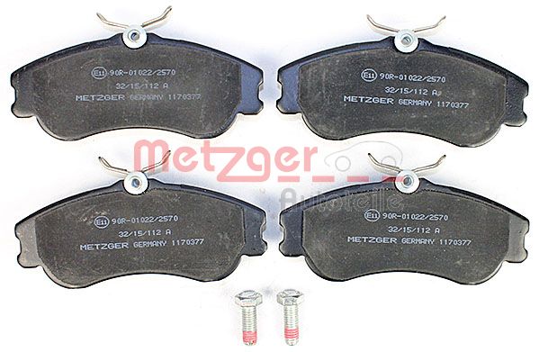 METZGER Комплект тормозных колодок, дисковый тормоз 1170377