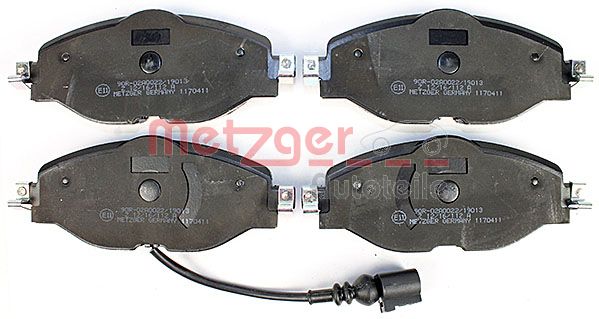 METZGER Комплект тормозных колодок, дисковый тормоз 1170411