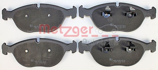 METZGER Комплект тормозных колодок, дисковый тормоз 1170454