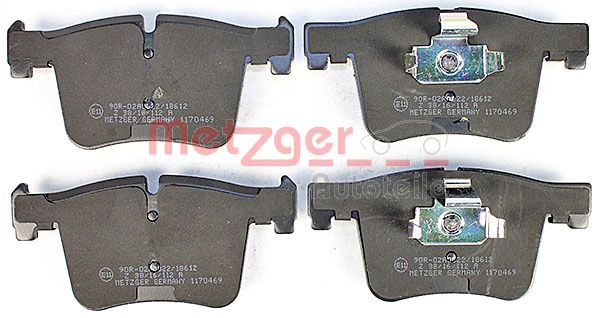 METZGER Комплект тормозных колодок, дисковый тормоз 1170469