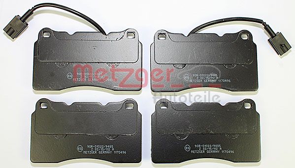 METZGER Комплект тормозных колодок, дисковый тормоз 1170496
