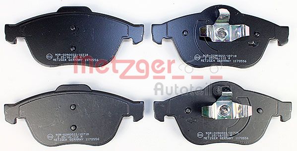 METZGER Комплект тормозных колодок, дисковый тормоз 1170556