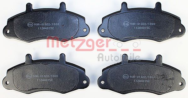 METZGER Комплект тормозных колодок, дисковый тормоз 1170604