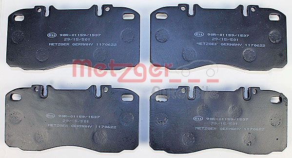 METZGER Комплект тормозных колодок, дисковый тормоз 1170622