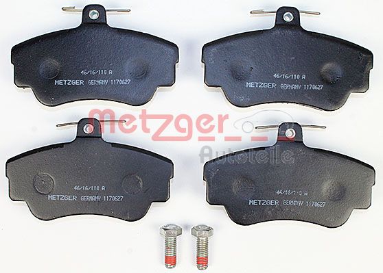 METZGER Комплект тормозных колодок, дисковый тормоз 1170627