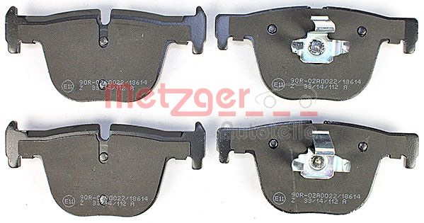 METZGER Комплект тормозных колодок, дисковый тормоз 1170816