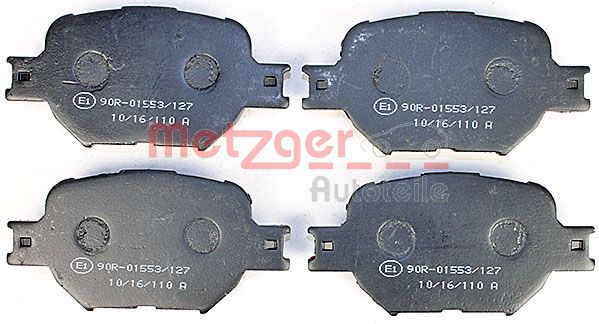 METZGER Комплект тормозных колодок, дисковый тормоз 1170823