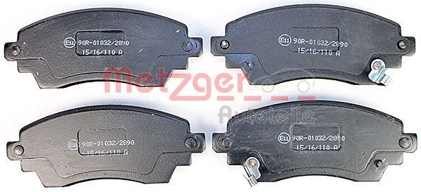 METZGER Комплект тормозных колодок, дисковый тормоз 1170824