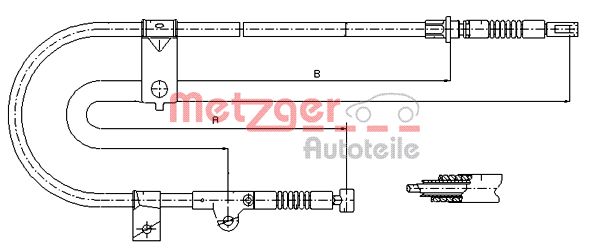 METZGER Tross,seisupidur 17.0003