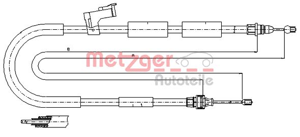 METZGER Tross,seisupidur 17.0684