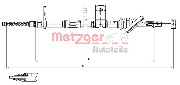 METZGER Tross,seisupidur 17.5021