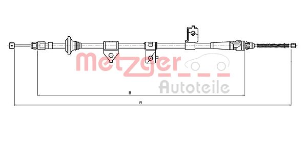 METZGER Tross,seisupidur 17.6026