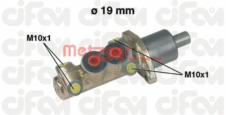 METZGER Главный тормозной цилиндр 202-061