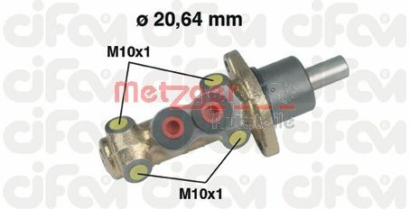 METZGER Главный тормозной цилиндр 202-142