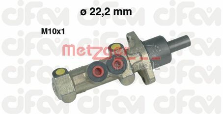 METZGER Главный тормозной цилиндр 202-227