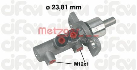 METZGER Главный тормозной цилиндр 202-260