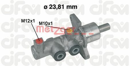 METZGER Главный тормозной цилиндр 202-379