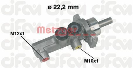 METZGER Главный тормозной цилиндр 202-381