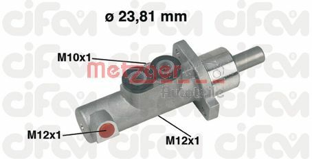METZGER Главный тормозной цилиндр 202-441