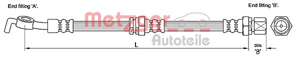 METZGER Pidurivoolik 4110193