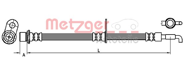 METZGER Pidurivoolik 4110974