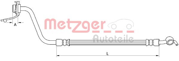 METZGER Pidurivoolik 4111057