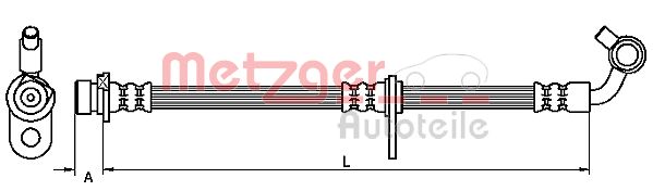 METZGER Pidurivoolik 4111079