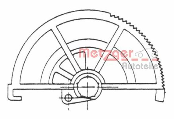 METZGER Ремкомплект, автоматическое регулирование 5F205