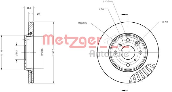 METZGER Piduriketas 6110059