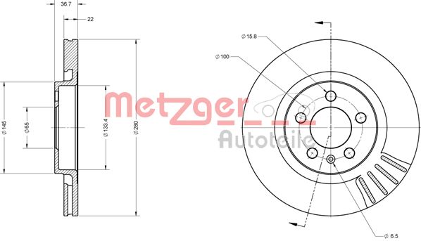 METZGER Piduriketas 6110068