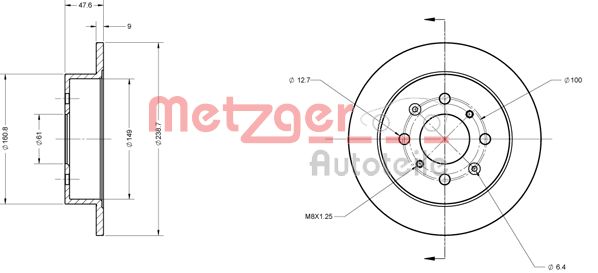 METZGER Piduriketas 6110081