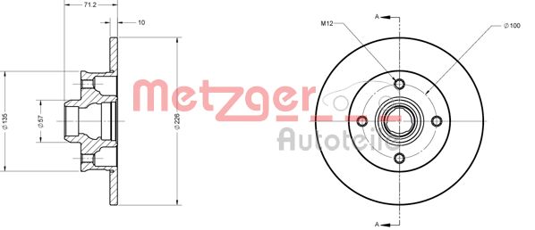 METZGER Piduriketas 6110087