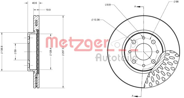 METZGER Piduriketas 6110091