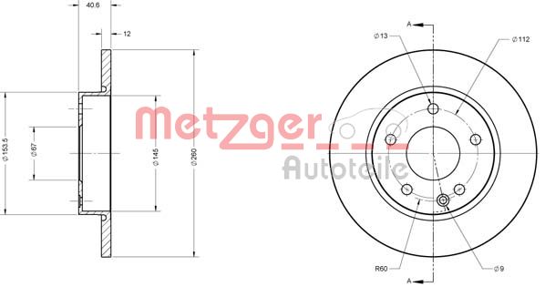 METZGER Piduriketas 6110129