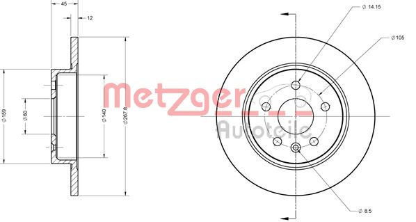 METZGER Piduriketas 6110130