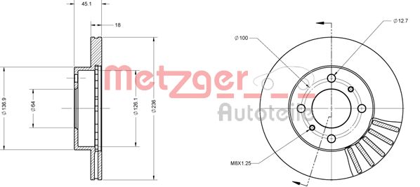 METZGER Piduriketas 6110143