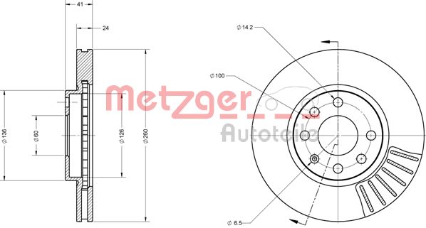 METZGER Piduriketas 6110145