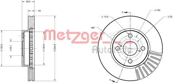 METZGER Piduriketas 6110167