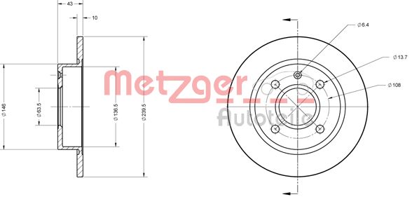 METZGER Piduriketas 6110243