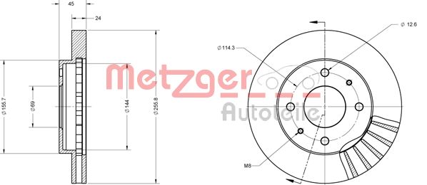 METZGER Piduriketas 6110248