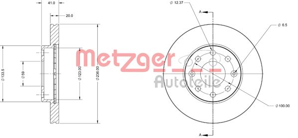 METZGER Piduriketas 6110257