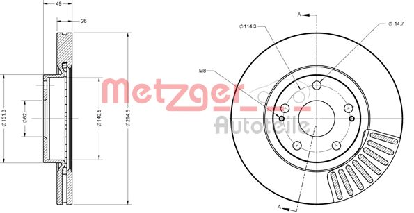 METZGER Piduriketas 6110276