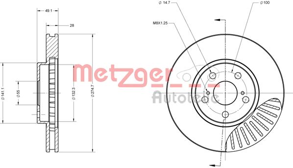 METZGER Piduriketas 6110315