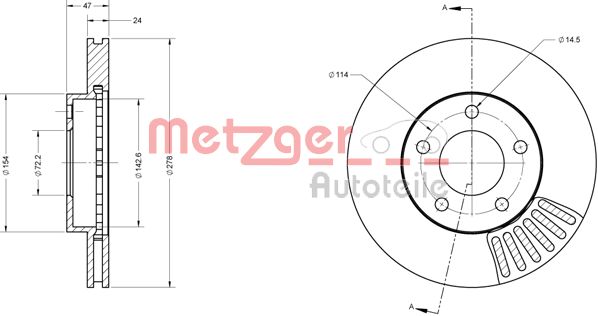 METZGER Piduriketas 6110421