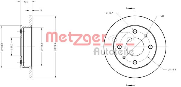 METZGER Piduriketas 6110429