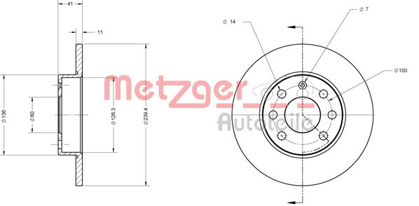 METZGER Piduriketas 6110450