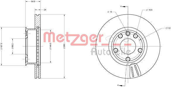 METZGER Piduriketas 6110484