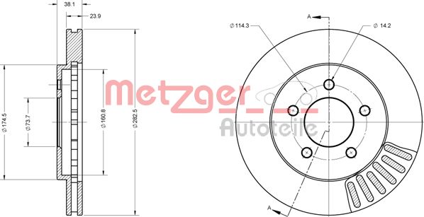 METZGER Piduriketas 6110708